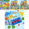 Wooden 2in1 Early Education Threading Board With Creative Puzzle For Kids Learning