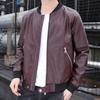 Leather Men's New Leather Jacket Korean Version of A Spring PU Motorcycle Casual Jacket for Men