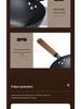 High-Purity Deep Nitrided Wrought Iron Wok, Traditional Non-stick, Old-fashioned Coating-free Iron Pot for Home Use.