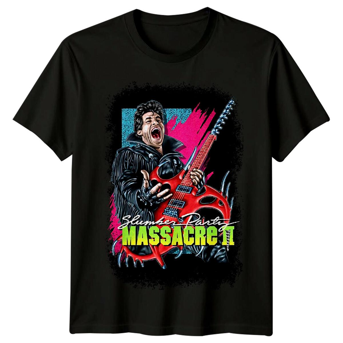 

Slumber Party Massacre II (1987) Movie Poster Inspired T-Shirt Retro 80s Tee 5XL різнокольоровий