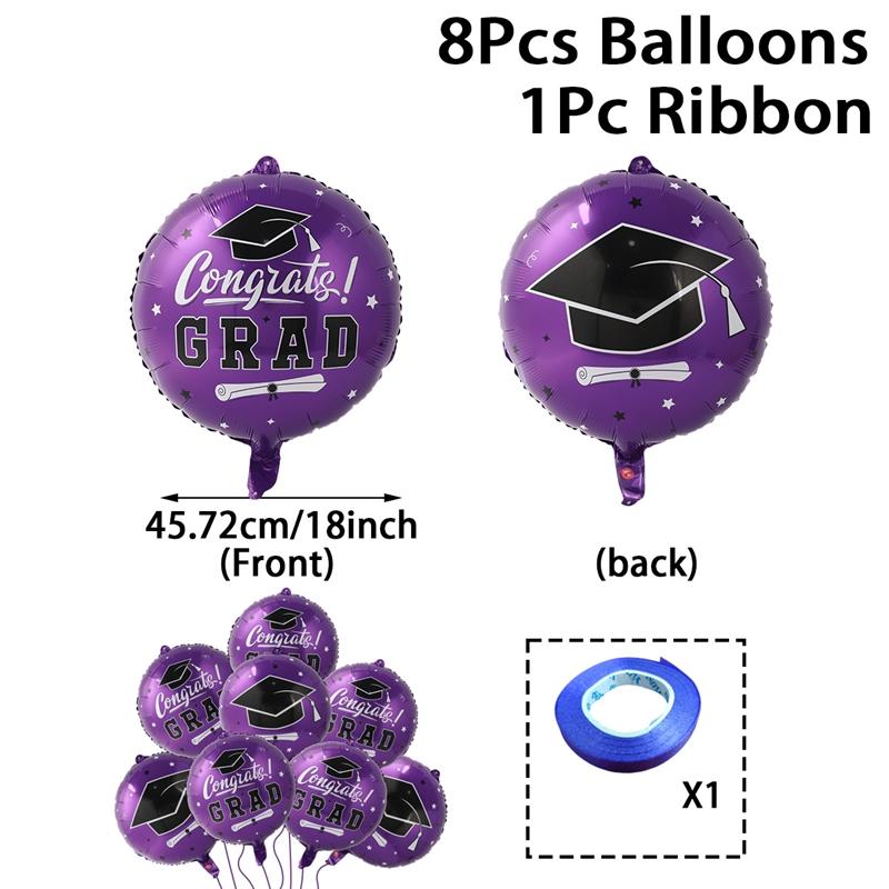 Graduation Balloon Bunch Graduation Party Decoration for Home Congrats Gard Balloons Set Class of 2025 Graduation Party Supplies