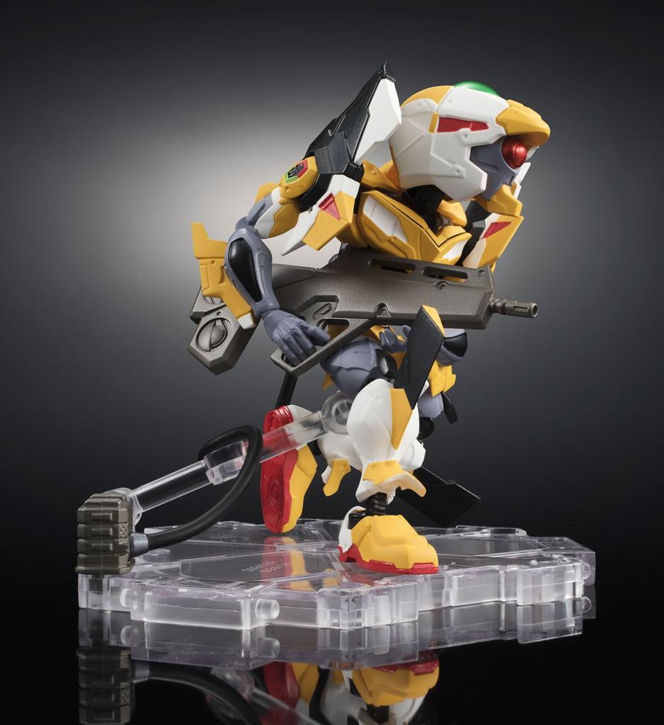 TAMASHII NATIONS NXEDGE STYLE Evangelion Evangelion ESV 100mm ABS PVC Movable Figure [EVA UNIT] Unit-00 (Rebuild)/Unit-00 + Shield, Approx. &