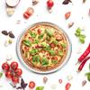 HANABASS Pizza Pan with Holes 16 Inch Stainless Steel Mesh Tray Screen Baking Pan Nonstick Round Crisper Tray Bakeware for Oven Homemade Pizza
