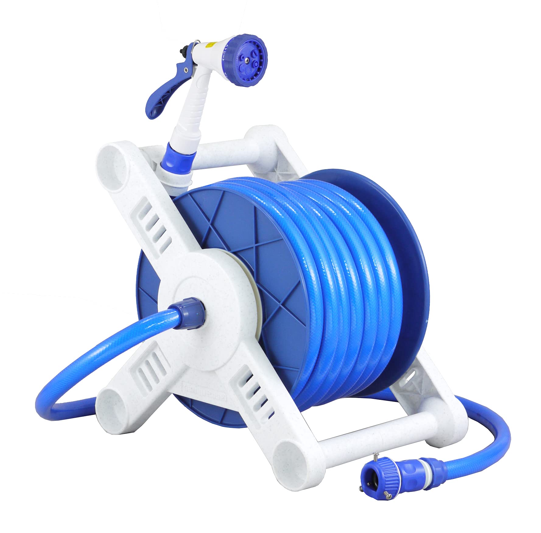 

Sanyo Kasei Varuna Reel 15mm Marine Blue Stone Pressure-Resistant Hose, 20m, Pattern, V5W-F206R