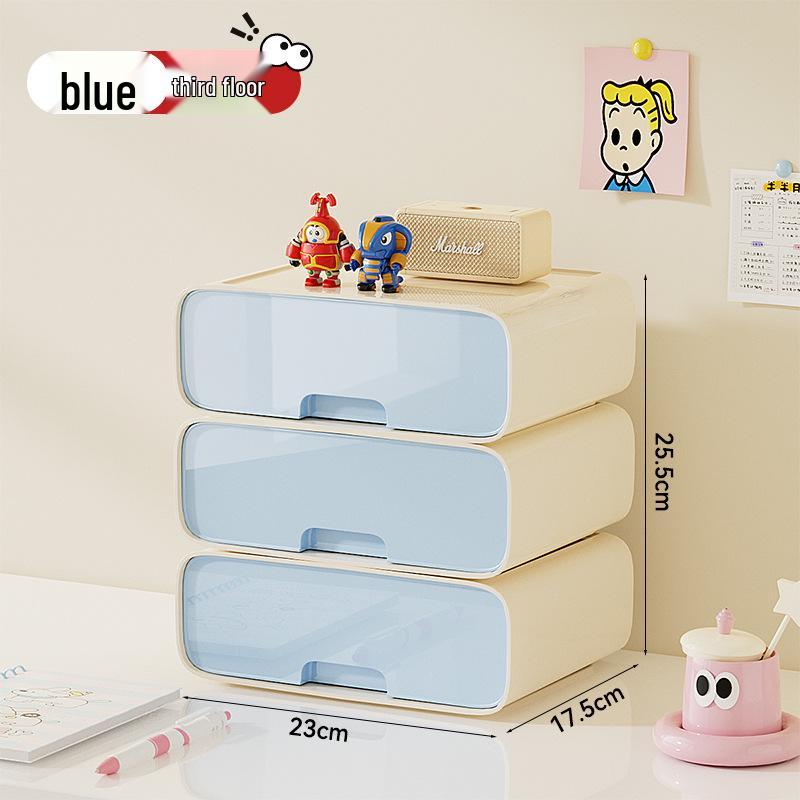 Dopamine Cute Drawer-Style Storage Box for Cosmetics, Jewelry, and Office Supplies