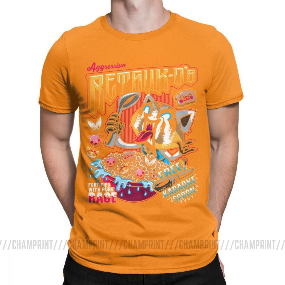 Death Metal Karaoke Kala Aggretsuko Aggressive Retsuko Men S T Shirts Casual Tees Short Sleeve T