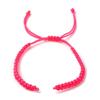 50pcs Multicolor Adjustable Braided Nylon Twisted Cord Bracelet Making Chinese Knot Bangle DIY Jewelry Findings 1¬1.55cm Long