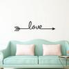 Love Arrow Wall Sticker Home Decoration For Bedroom Living Room Decor Wall Stickers Mural Vinyl Decorative Wallpaper Wall Decor