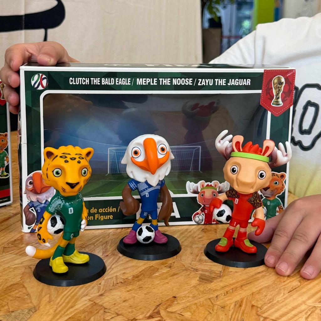 2026World Cup Official Mascot & Trophy Figurine Commemorative Collectible