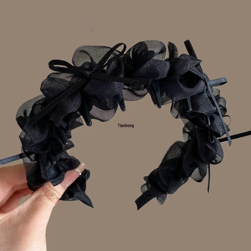 2025 Luxusní mašle hřeben do vlasů čelenka pro ženy - Vysoká lebka horní vlasový doplněk