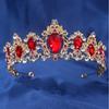 European and American Retro Baroque Bridal Crown Luxury Rhinestone Crown Headband Headdress Wedding and Makeup Accessories