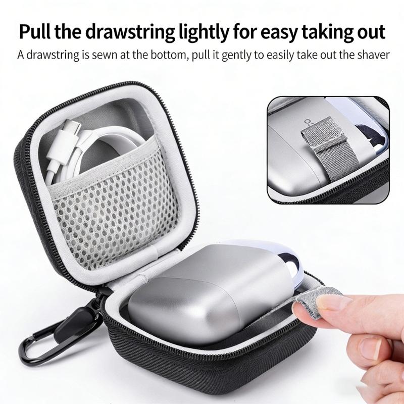 Storage Box for F8 Shaver Travel Carrying Case Electric Shaver EVA Box Shockproof Protective Case Portable Pouch