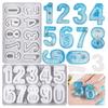 Number Mold 0 To 9 Silicone Mould Epoxy Resin Molds for DIY Handmade Art Crafts
