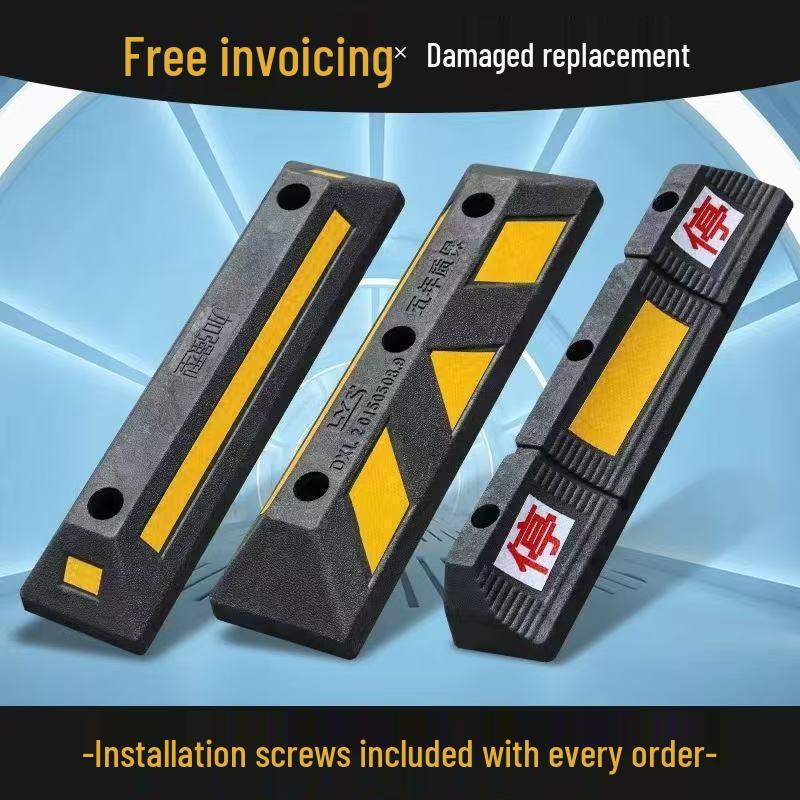 Rubber Wheel Stopper and Parking Aligner