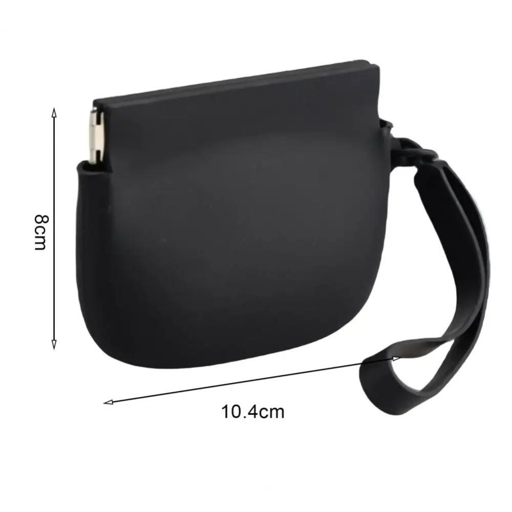 1PC Portable Silicone Coin Purse Earphone Bag Headphone Organizer Mini Sundry Cosmetic Bag Female Lipstick Change Storage Bag