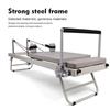 Pilates Reformer Core Bed - Foldable Metal Frame Machine for Yoga Exercise & Home Core Training
