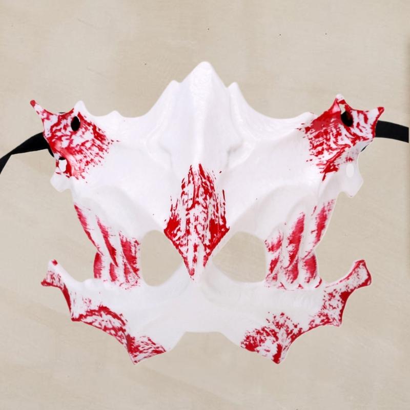 Maschera di Drago Anime Maschera di Halloween Maschera di Scheletro Animale Maschera Teschio Cosplay Cane Maschera da Festa Maschera di Lupo Diavoli Horror