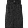 Semir Women's Fall 2025 Slit Denim Skirt