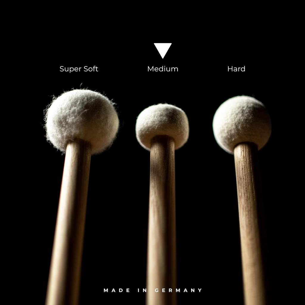 MEINL Stick Brush MEINL Medium Mallet SB401 &