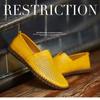 Men's Leather Casual Loafers Shoe Wedding Dress Shoes New Big Size Moccasins Shoes