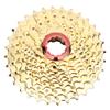 VG Sports Mountain Bike 9 Speed Freewheel Bicycle 11?32T Cassette Flywheel Replacement Gold