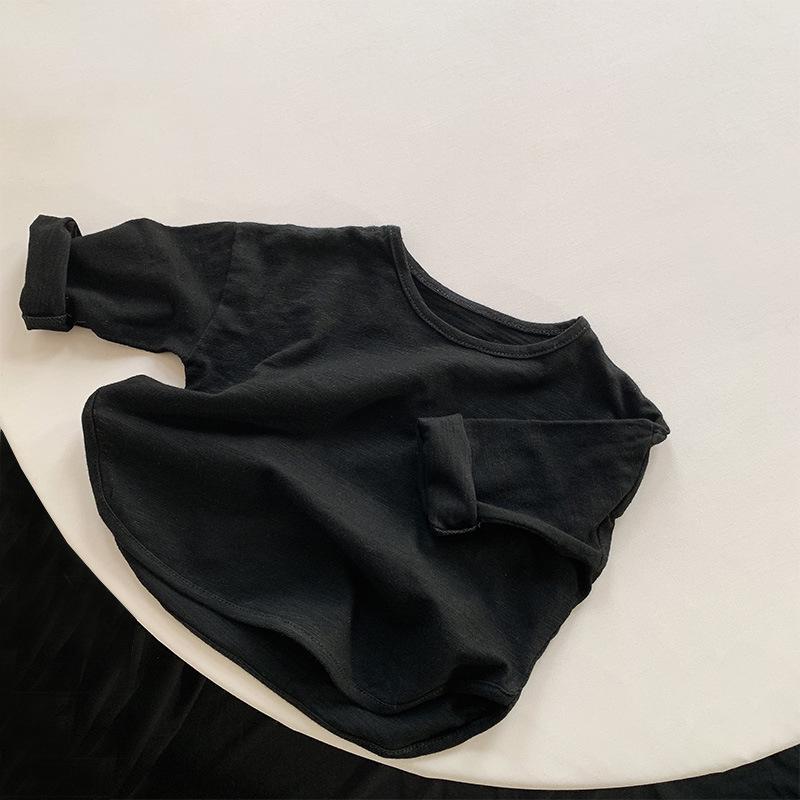 

Детская футболка с длинным рукавом из бамбукового хлопка в корейском стиле - Осенний дизайн Мори 100 cm