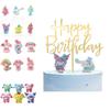 Cute Sanrio My Melody Figure Doll Toy Set For Home Decor And Cake Topping