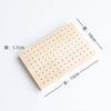117 Holes Wooden Polishing Head Storage Board Porous Wooden Storage Rack Display Base Grinding Head Storage Box for Home Salon