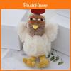 Adorable Egg-laying Chicken Plush Keychain For Girls Cute Stuffed Backpack Charm
