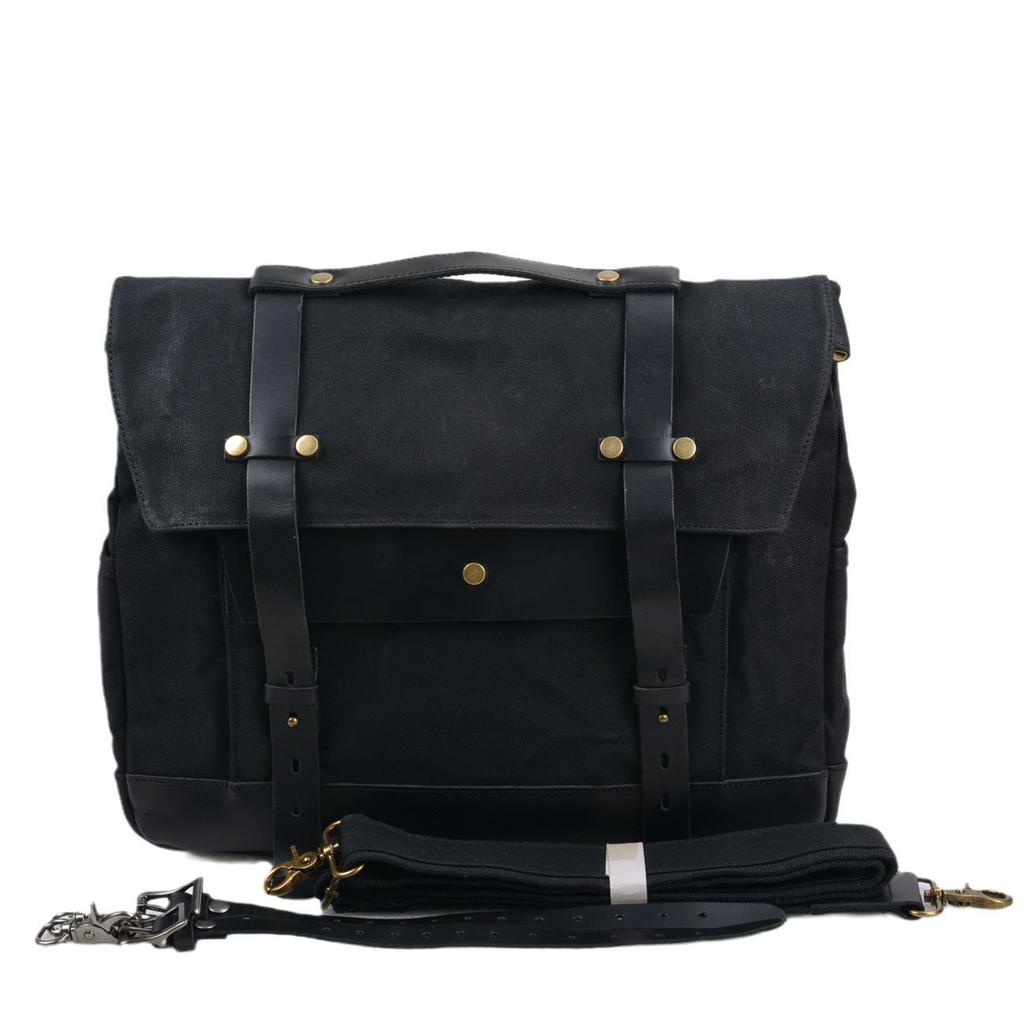 Waterproof Retro Motorcycle Knight Saddlebag & Tail Bag for Helmet & Cycling Gear