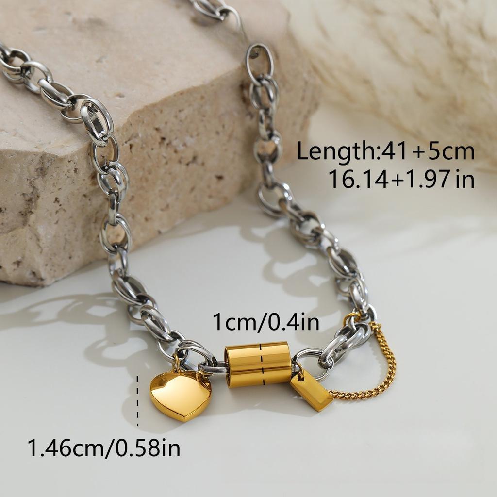 Fashion Love Pendant Chain Bracelet Personalized Niche European and American Hand Jewelry