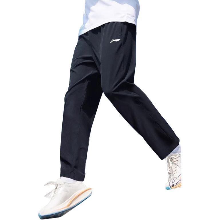 Li Ning Sports Pants Men's Black Moderate AYKS487-1