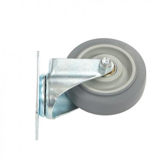 4 Pcs 4 Inch Heavy Duty Swivel Caster Wheels 1200Lbs Two Straight, Two Inclined
