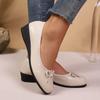 Fashion 2026 Spring Elegant Bowknot Ballet Flats Classic Shoe Round Toe Comfort Slip-On Ladies Fashion Loafers Leather Mules Shoes