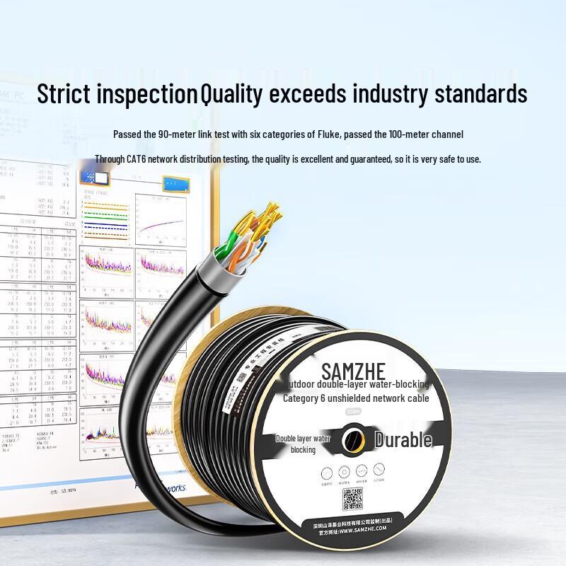 SAMZHE CAT6 Outdoor Ethernet Cable