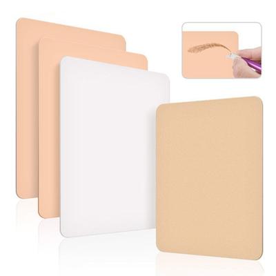10 pezzi di pelle di pratica a doppio lato, pelle finta, tatuaggio, microblading, sopracciglia, pelle di pratica, forniture, buona didelity, principianti, artisti esperti, forniture