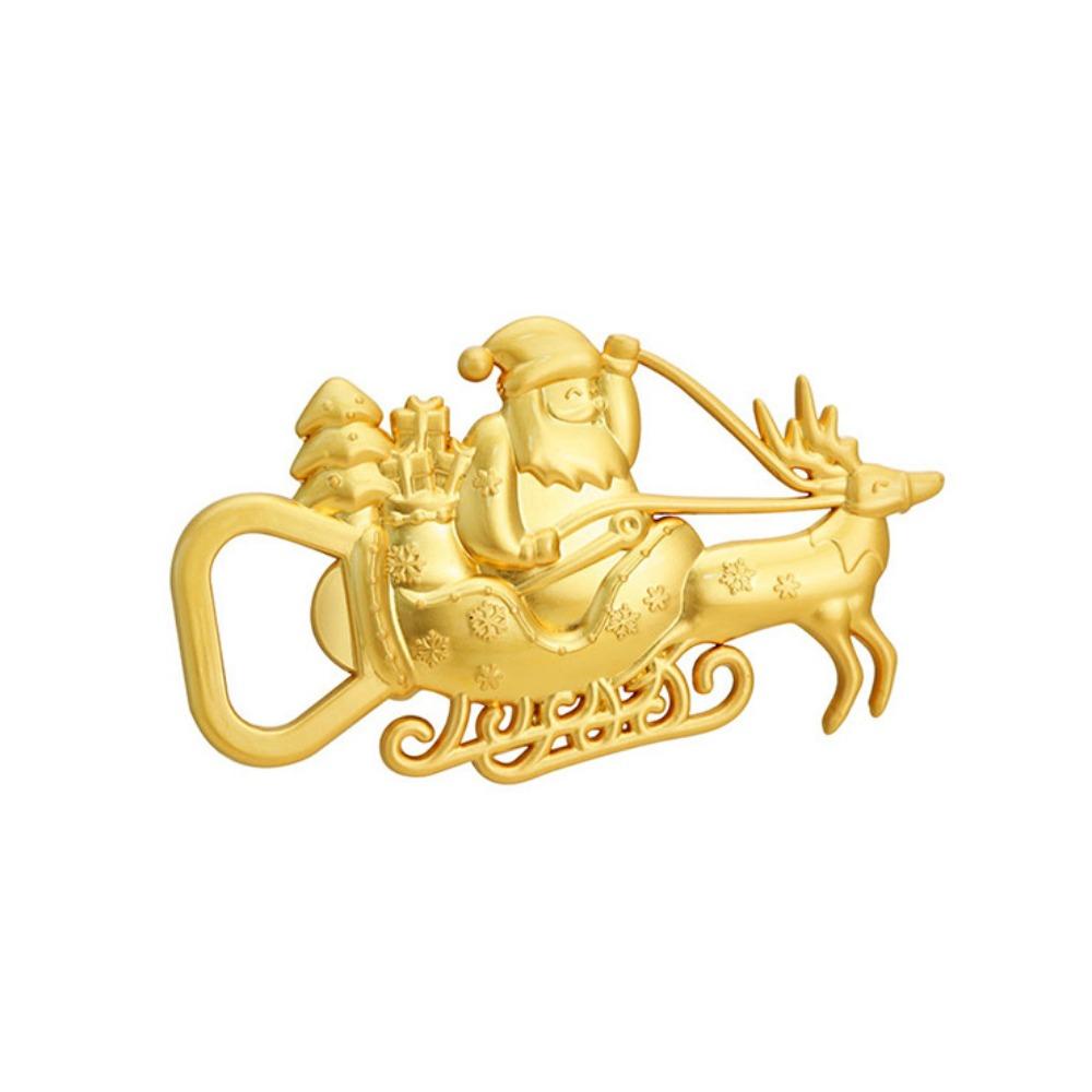 Cartoon Christmas Bottle Opener Santa Claus Snowman Can Opener Refrigerator Magnet Christmas Day