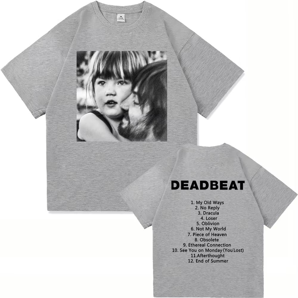 

2026 Tame Impala Deadbeat Новий Альбом Футболка Deadbeat Tourist Чоловіча Футболка Харадзюку Високоякісний Бавовняний Одяг Футболка M