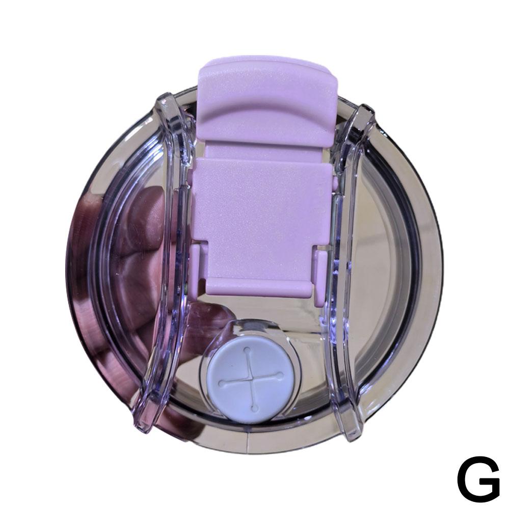 30oz Sealing Bottle Cover Splash Spill Proof Plain Plastic Replacement Lids for Tumbler Cup with Handle Cup Lid