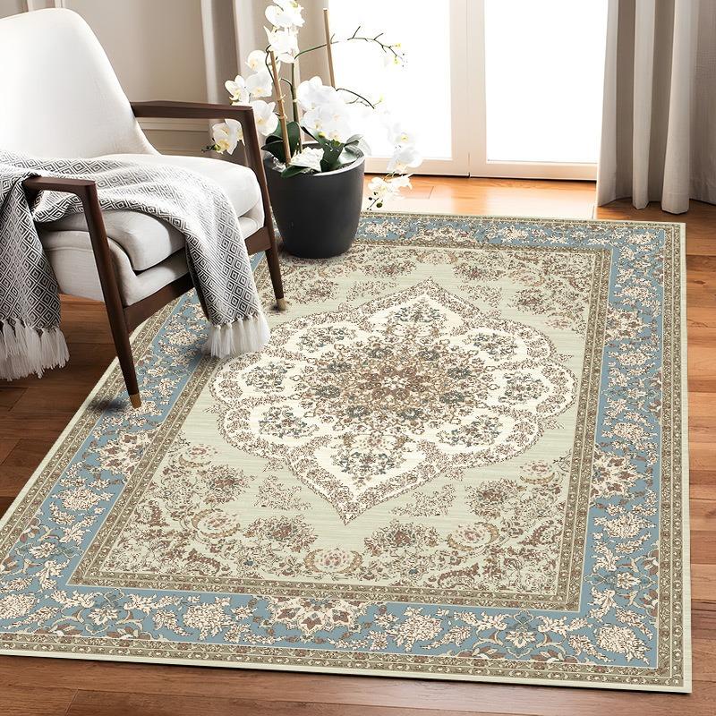 Retro Persia Europe Style Carpet Party Living Room Sofa Bedroom Bedside Study Entrance Door Rug Non-slip Luxury Home Decor Mat