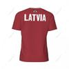 Sports Mesh T-shirt Latvia Flag For Running Bike Soccer Tennis Football Fitness Tees 3D Printed Custom