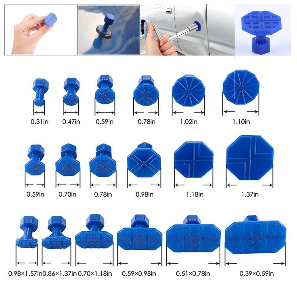 Universal Car Hail Pit Sagging Repair Tools Dent Metal T Pull Suction Cup Kit For Auto Remove Dents Tabs Sheet Metal Repair