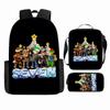 Cartoon Brainrot-Themed Backpack Crossbody Bag Pencil Case School Kids Ages 10-12