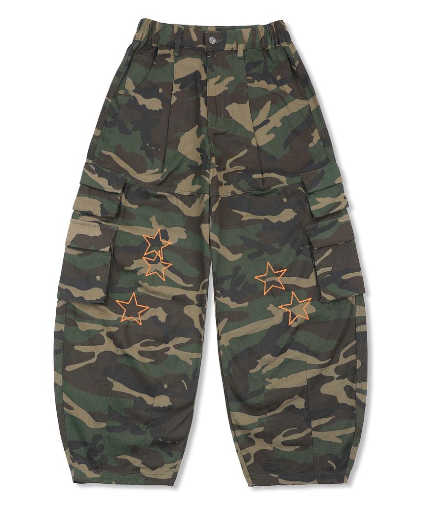 GLACK Gp163 Starpoint Camo Cargo Pants (Green Camo)