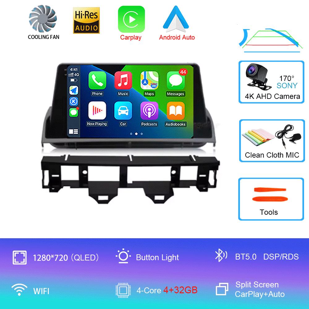 9 Inch For Mazda 6 2007 2003 2004 2005 2006 2002 - 2015 Multimedia Car DVD Player Navigation GPS Radio Wifi BT 4G LTE 128G Andro