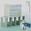 "Set of 4 Thickened Acrylic Morandi Book Stands for Desktop Office & Student Use"