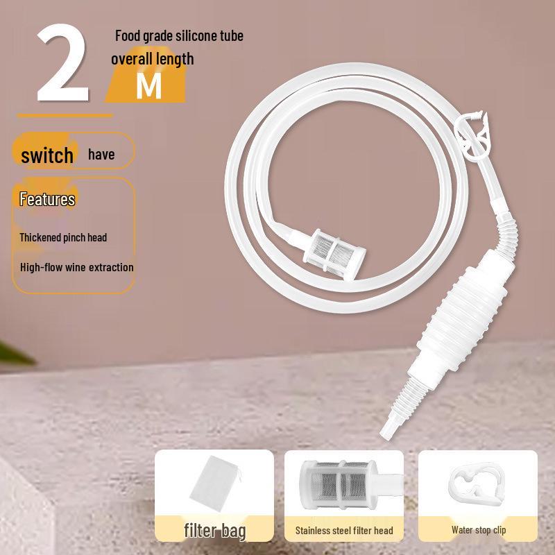 Weinprobenheber & Selbstansaugendes Siphonfilterwerkzeug