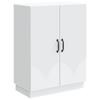 Sideboard White 66 X 34.5 X 87 Cm Particleboard