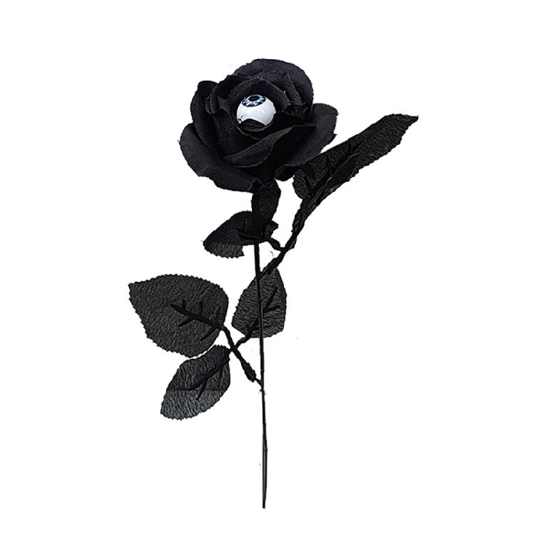Halloween Artificial Flowers Fake Rose Bouquets for Halloween Decor Rose Flower