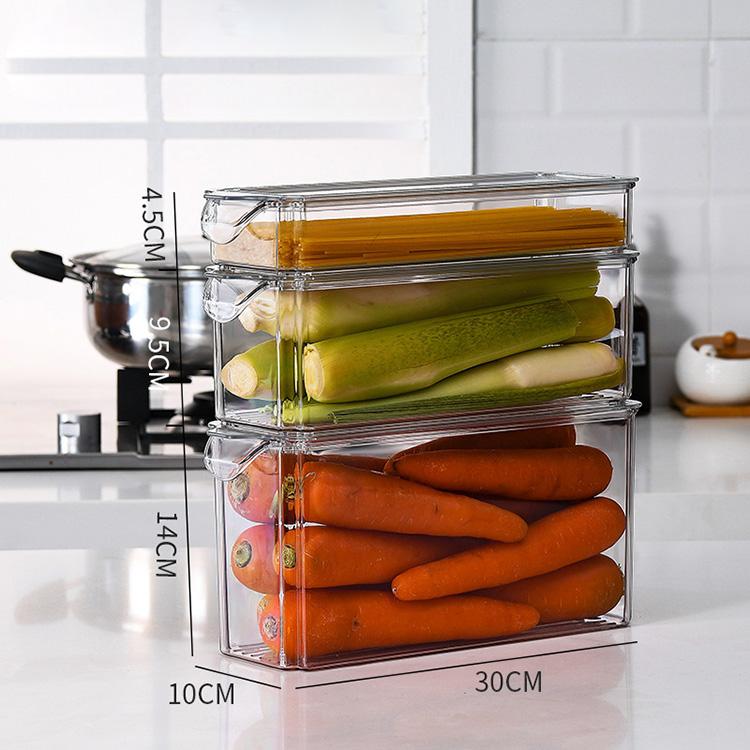 Plastic Food Storage Box Vegetable Fridge Storage Container Organizer Bins for Refrigerator
